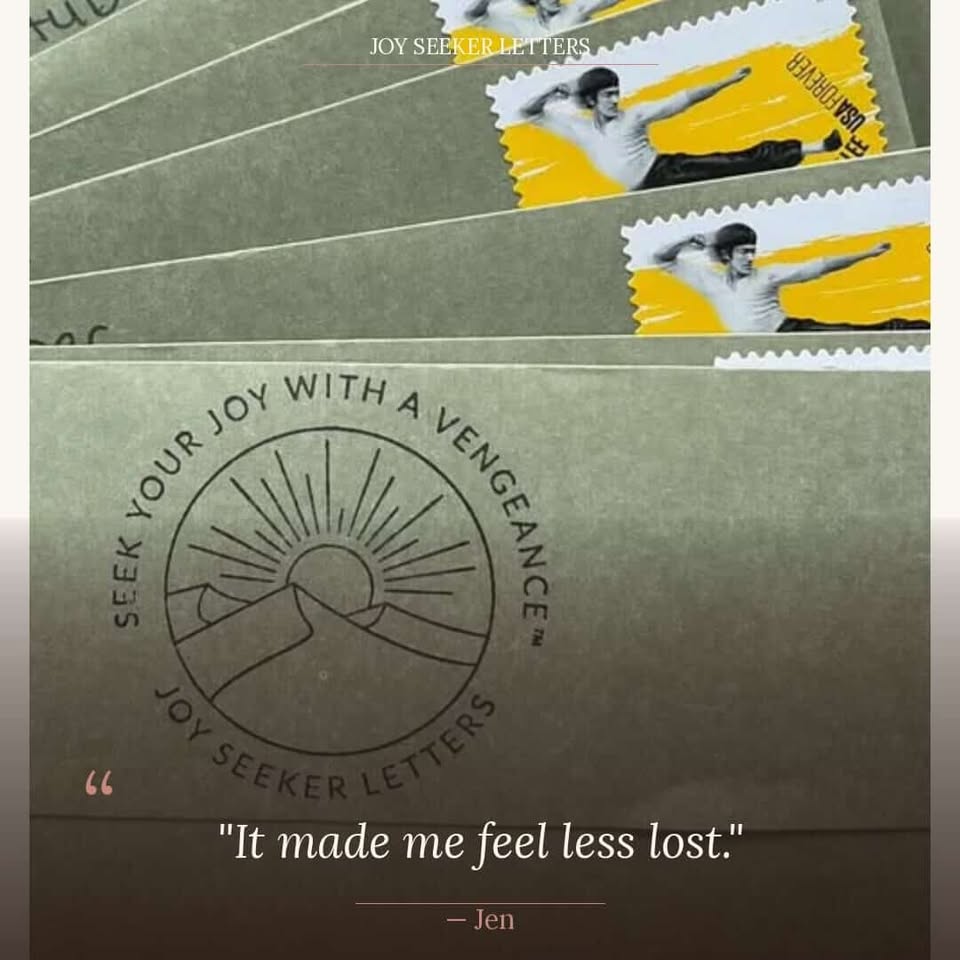 Joy Seeker Letters