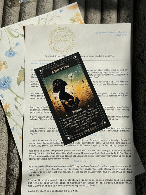 Joy Seeker Letters — 12 Month Subscription