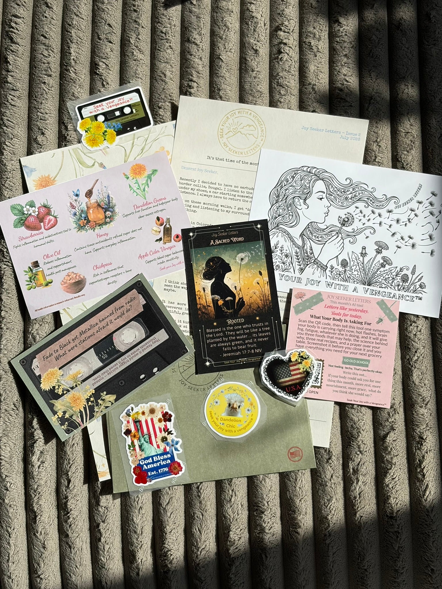 Joy Seeker Letters — July 2026 Issue