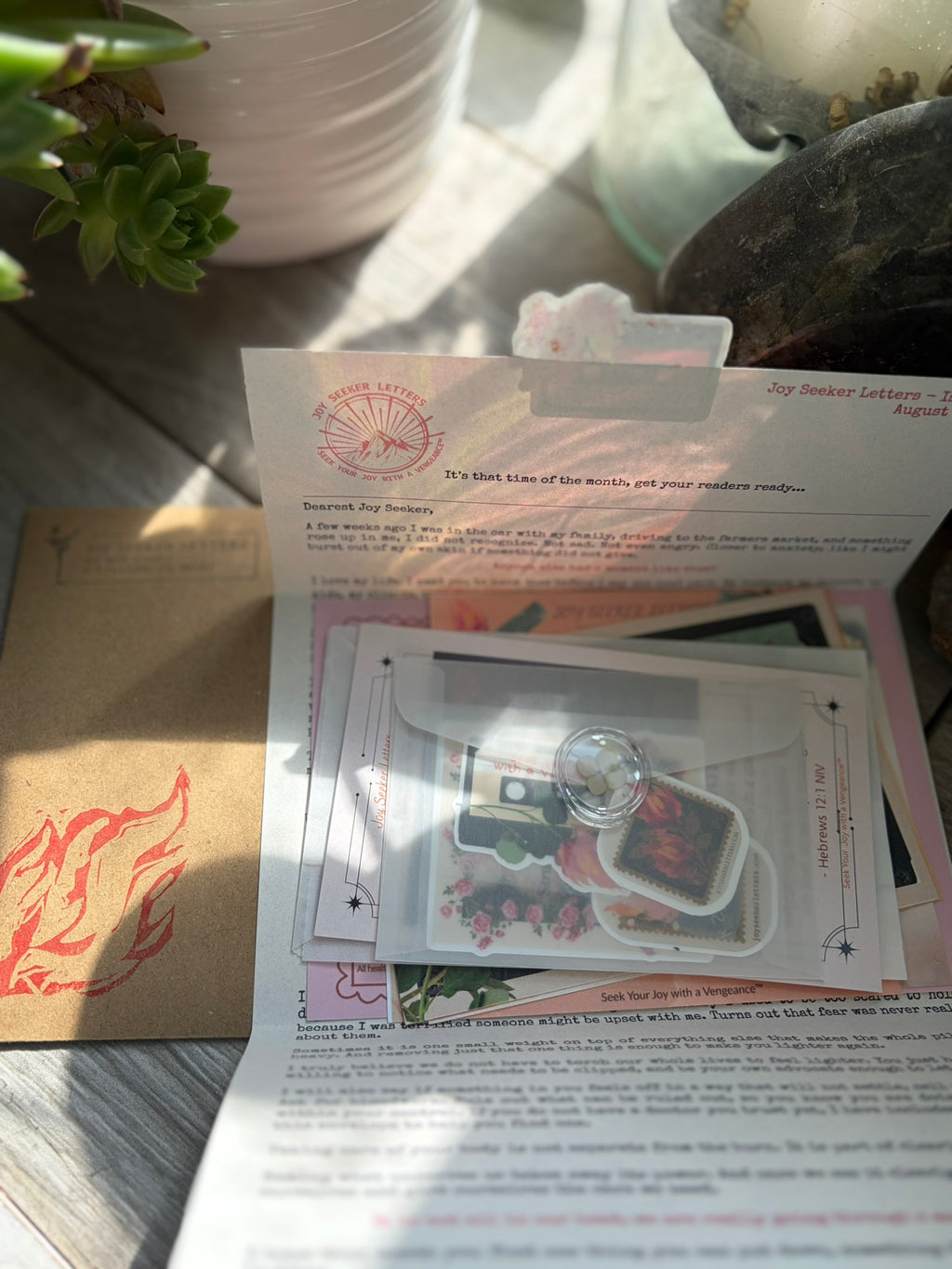 Joy Seeker Letters — August 2026 Issue