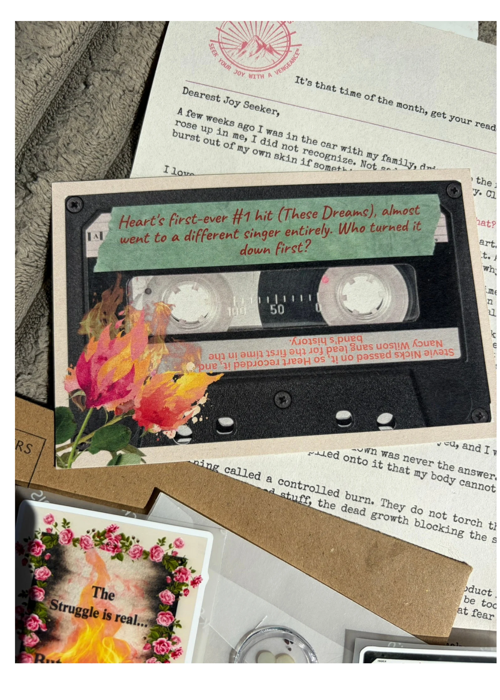 Joy Seeker Letters — August 2026 Issue